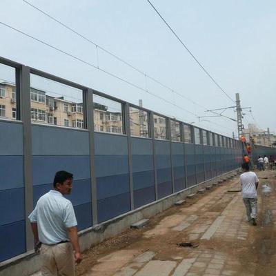 廠家定做高速公路聲屏障 PC聲屏障 吸聲聲屏障 隔音板 鐵路聲屏障圖片_高清圖_細節圖-安平縣德瑞克圍欄安全設施 -